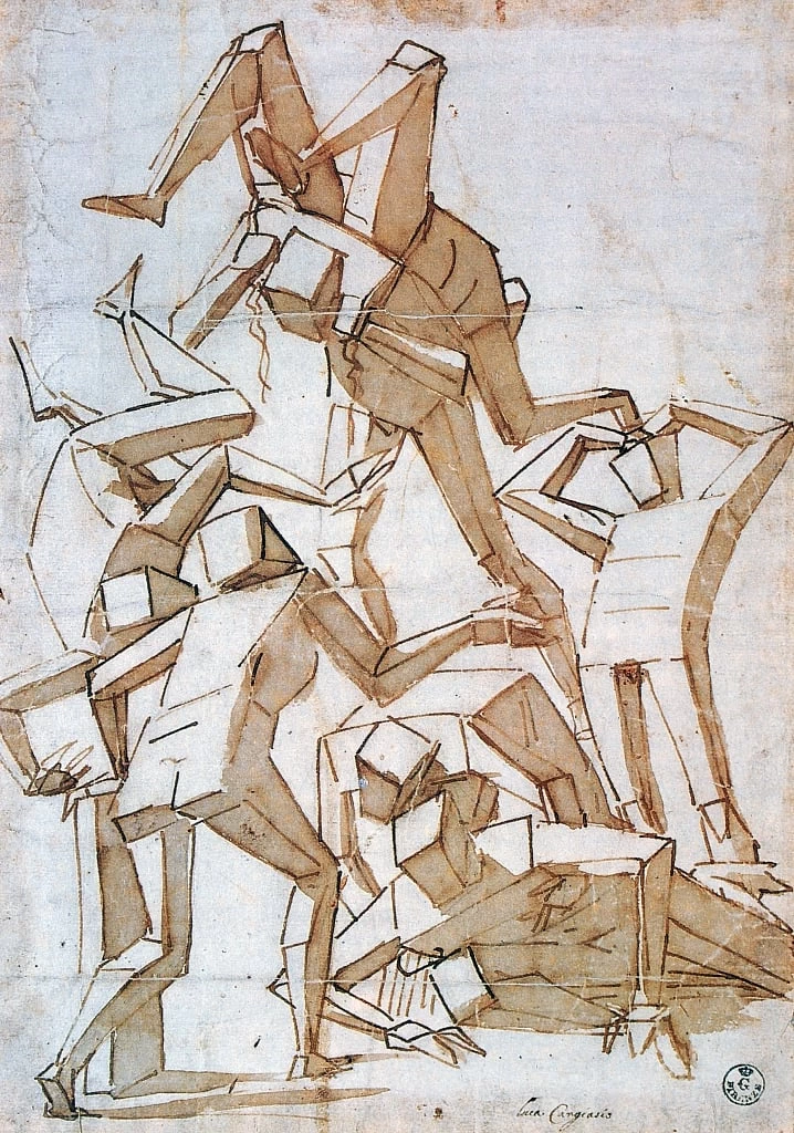 Studio per Figure di combattimento